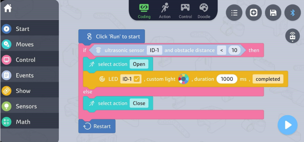 Code mẫu giúp thùng thùng đựng rác thông minh tự động đóng mở